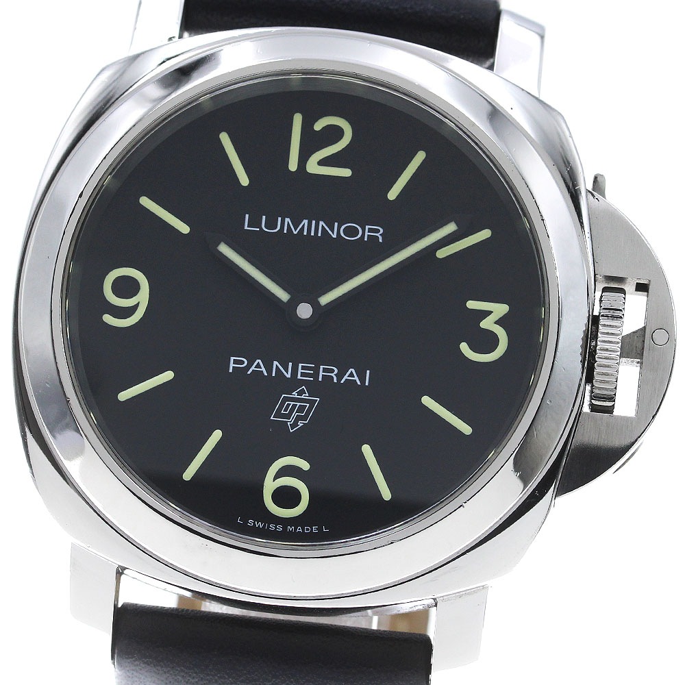パネライ PANERAI PAM00773 ルミノール ベース ロゴ 3デイズ アッチャイオ 手巻き メンズ _845831【中古】