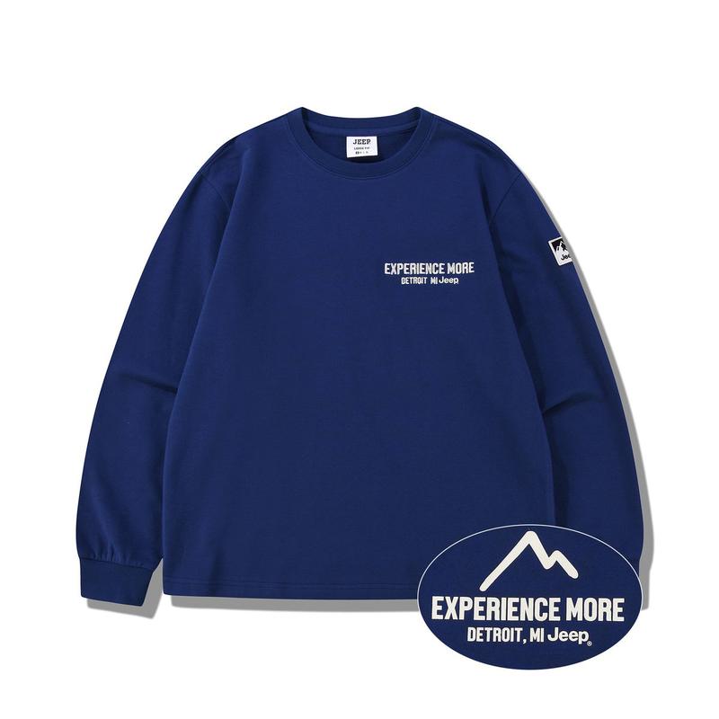 バック デトロイト マウンテン ロゴ スウェットシャツ (JQ1TSU832BL)