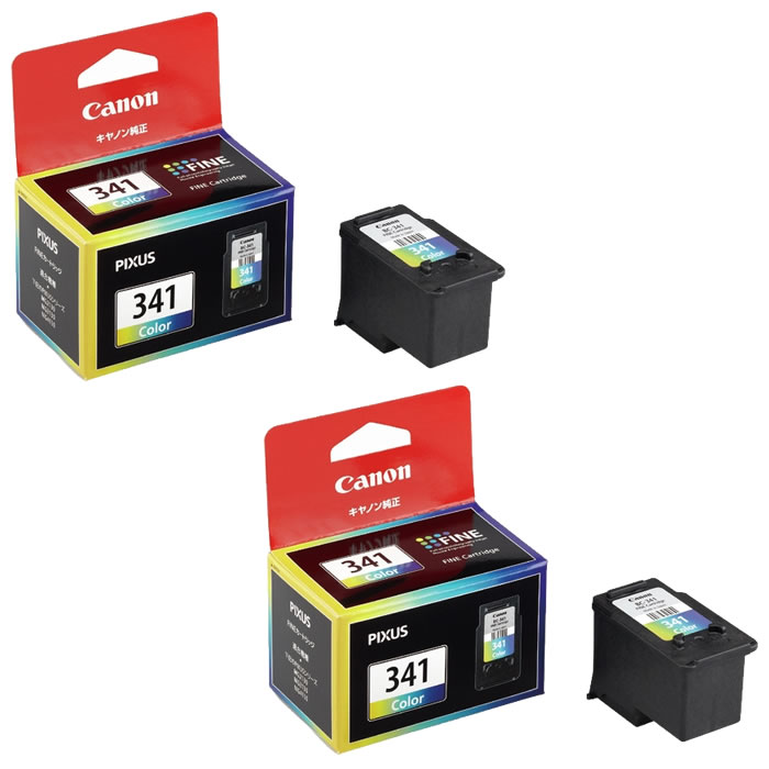 インクカートリッジ 純正 341 3色カラー BC-341-2SET