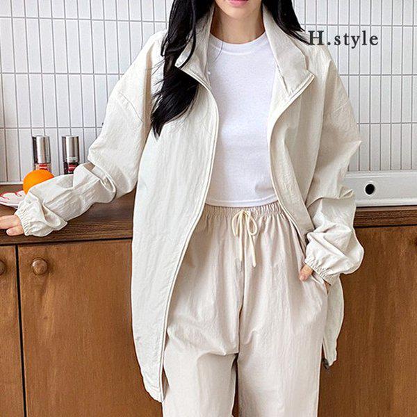 HスタイルDKハニーカンガルーロングJP/春の新作/ジャケット/JK/ジャンパー/野戦/サファリ/カーディガン/アウター/季節の変わり目