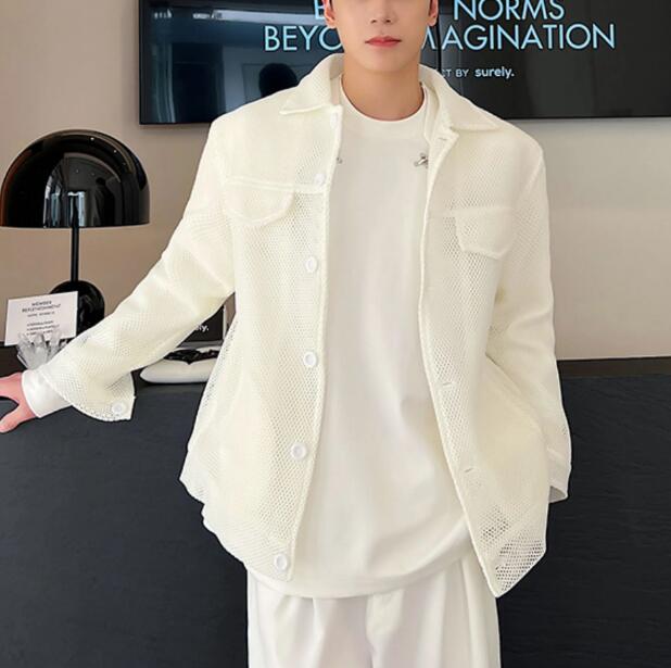 アウターおしゃれ透 韓国ファッション メンズ 長袖 ジャケット J143 2COLOR