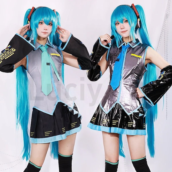 初音ミク コスチューム セット レディース 人気 mサイズ