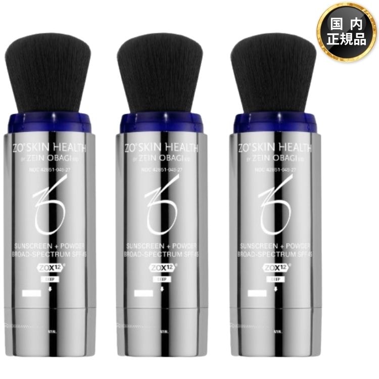 3個セット ゼオスキン パウダーサンスクリーン SPF30 2.7g 日焼け止め