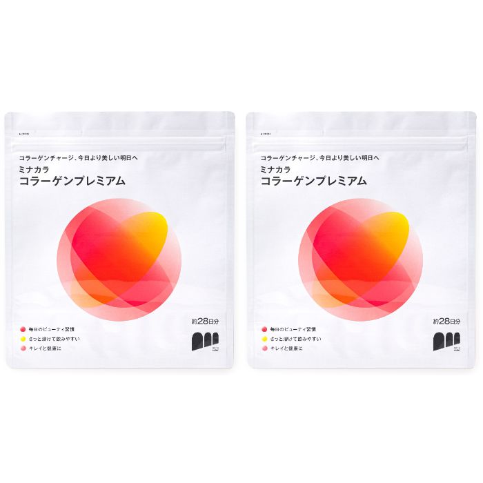 ミナカラ コラーゲンプレミアム 196g 28日分 ×2個セット