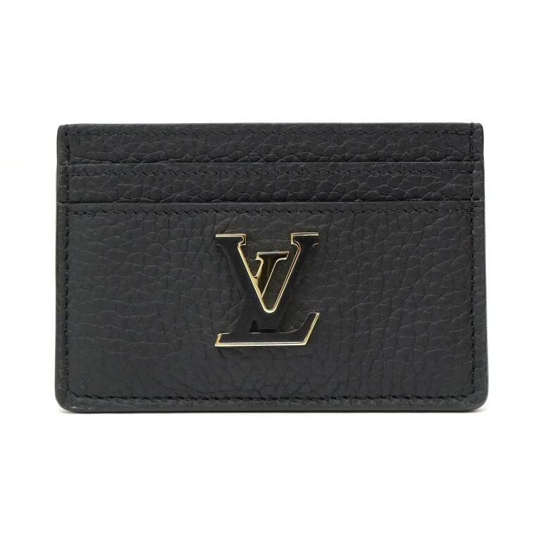 【新品】ルイ・ヴィトン カードケース ポルト カルトカプシーヌ M83358 ノワール LOUISVUITTON(69954)