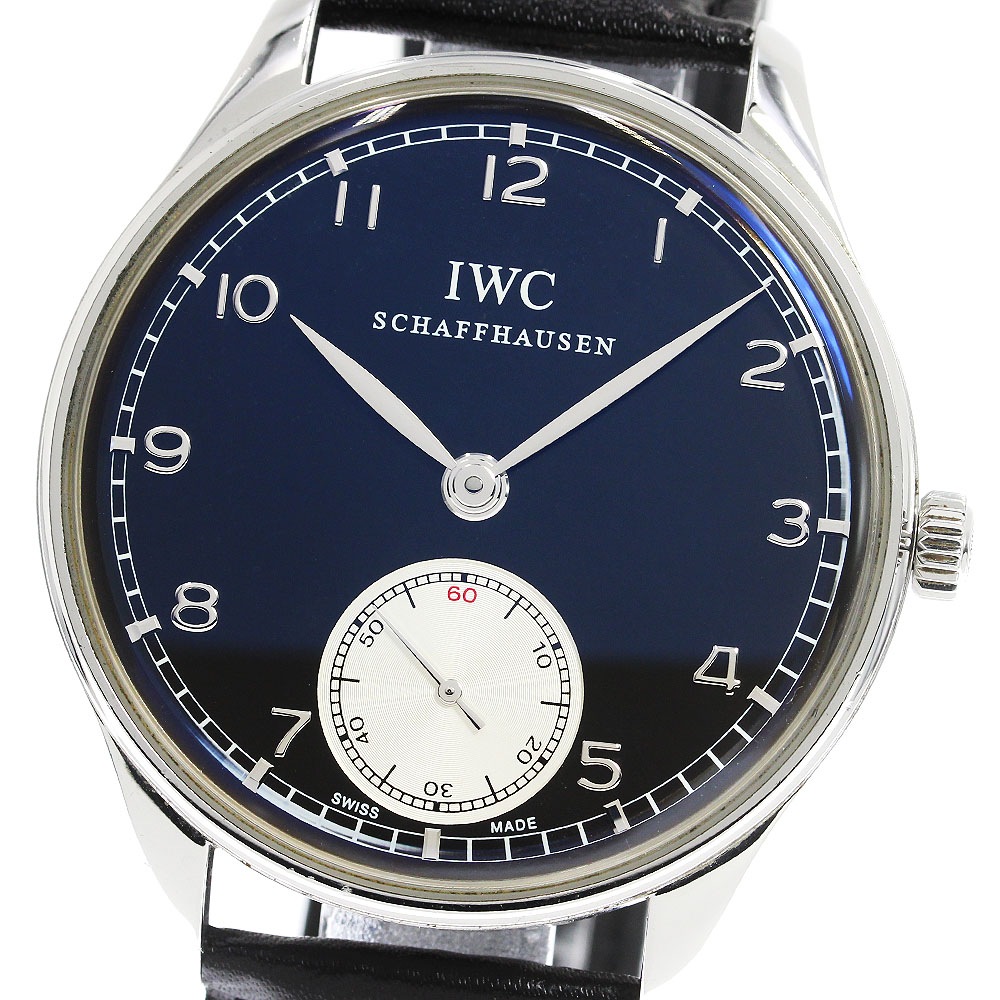 IWC IWC SCHAFFHAUSEN IW545404 ポルトギーゼ クロノグラフ 手巻き メンズ 良品 _793554【中古】