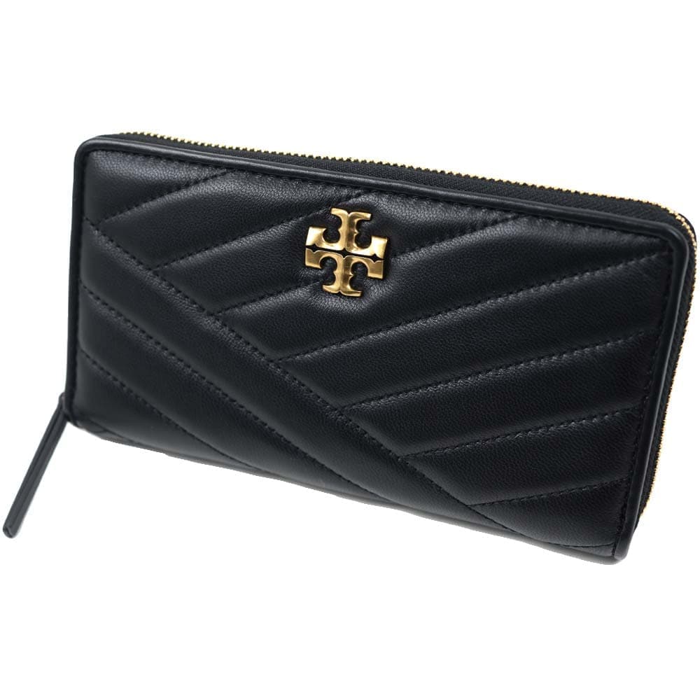 トリーバーチ 長財布 レディース ラウンドファスナー 小銭入れ ブラック TORY BURCH KIRA CHEVRON ZIP CONTINENTAL WALLET NORTH NAPPA BLAC 20,592円
