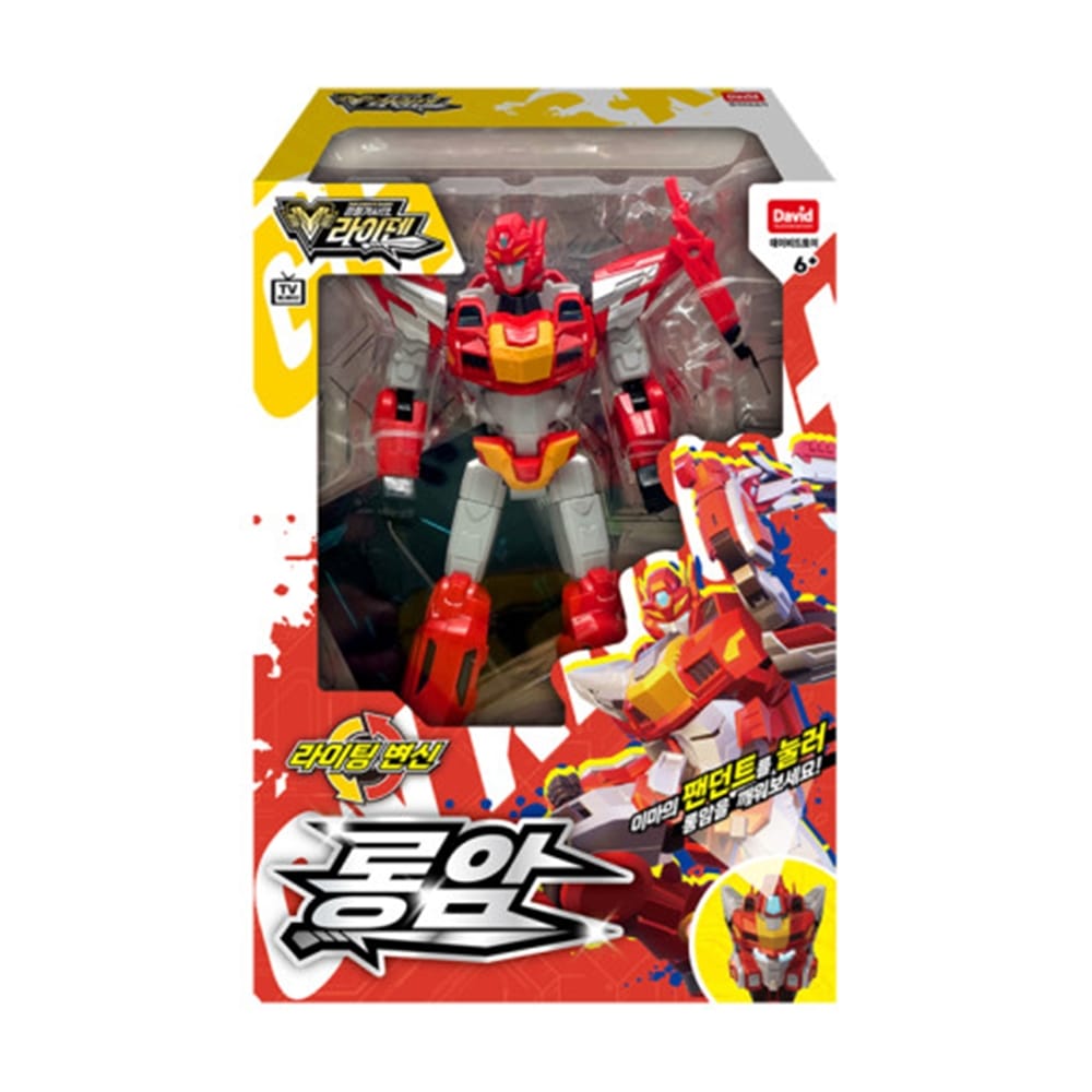 鋼鉄騎士団 ライデン ロングアーム (LONGARM)ライ ティング変身ロボット 韓国ロボット アクションフィギュア 韓国アニメおもちゃ 2024