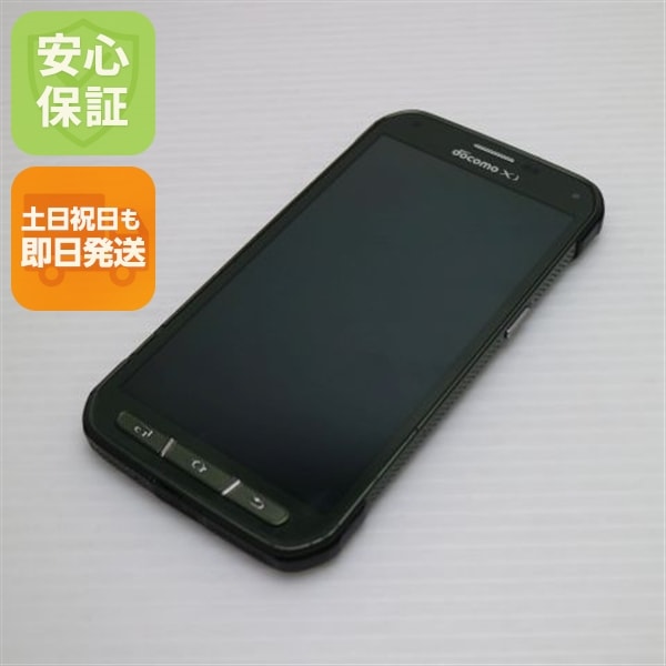 美品 SC-02G GALAXY S5 ACTIVE カモグリーン スマホ 81