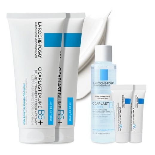 NEW シカプラスト バーム B5+ 100ml x 2本 + シカ トナー 50ml + シカ バーム 3ml x 2本 鎮静 保湿 セット