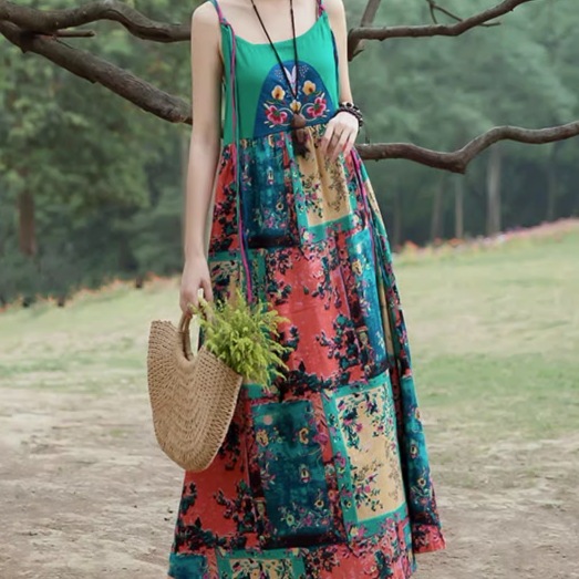 レディース ワンピース ロングワンピース フレアワンピース キャミソールワンピース ロング丈 袖なし かわいい 大人可愛い きれいめ シンプル 上品 おしゃれ かっこいい レトロ こなれ感 個性的