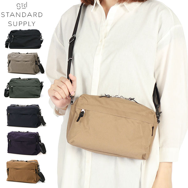 正規取扱店 メンズ レディース 斜めがけバッグ ブランド 小さめ 大人 軽量 綿 ナイロン ミニ バッグ 日本製 SIMPLICITY WEEKEND SHOULDER