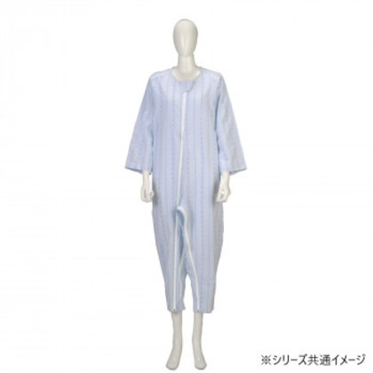 竹虎 ソフトケアねまき両開きファスナー薄手 ブルー 大きいサイズ 105894・L 5,332円