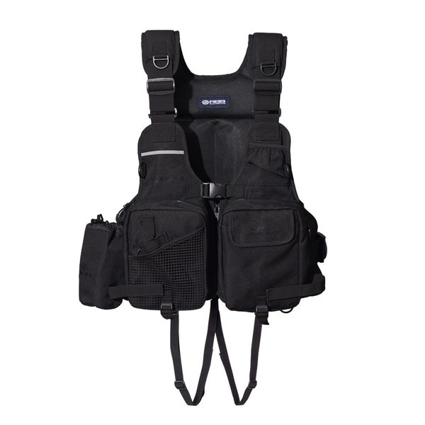 双進 ライフジャケット RBBタイドゲームベストII CA フルブラック(キャスティングオリジナルカラー) フリー 13,424円