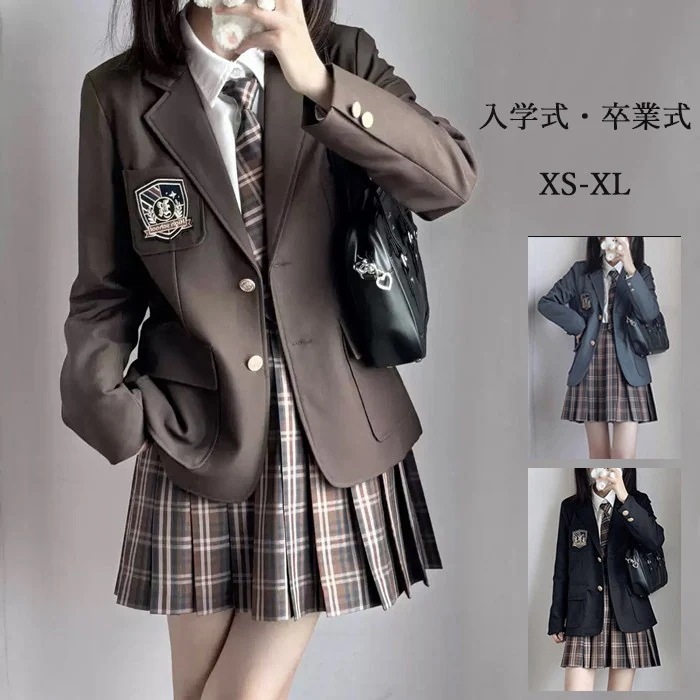 入学式 卒業式 スーツ 女の子 5点セット 6点セット 中学生 高校生 中高生レディースファッション スーツ セットアップ スカートスーツ