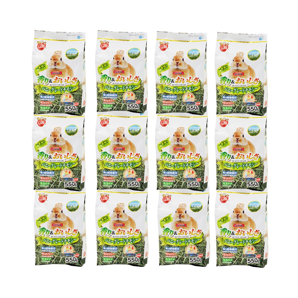 バニーグレードチモシー　５５０ｇX１２個　うさぎ　モルモット　ＣＲＣ50―77―70―00―00