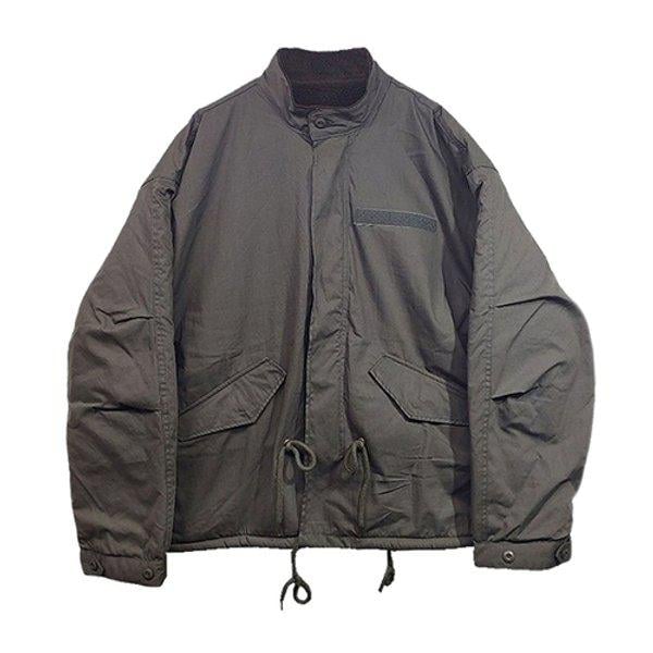 メンズ起毛オーバーフィットサファリジップアップジャンパーAC-JUW-Q058-カーキ