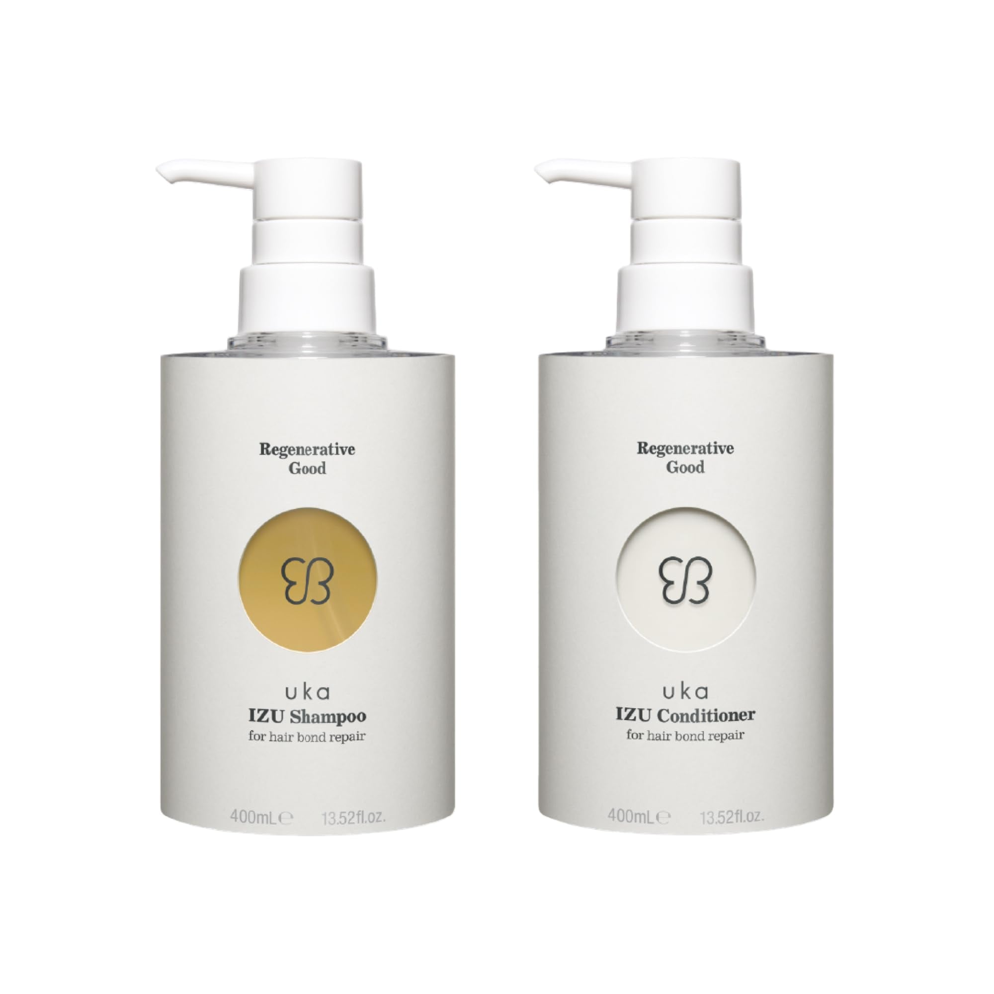 【ペアセット】IZU(イズ)シャンプー for ヘアボンドリペア 400ml＆コンディショナー for ヘアボンドリペア 400ml