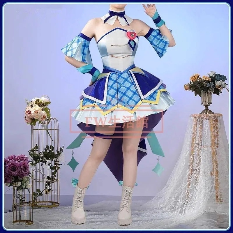 キミとアイドルプリキュア 蒼風なな あおかぜなな キュアウインク Cure Wink コスプレ 衣装 コスチューム 演出服 アニメ ゲーム ハロウィン cosplay 変装