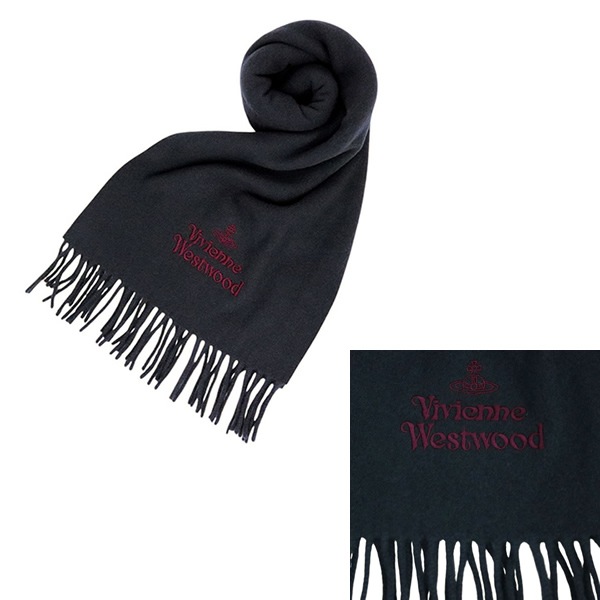 マフラー 24-W00Q7-P408 レディース メンズ DARK GREY ダークグレー P408 マフラー