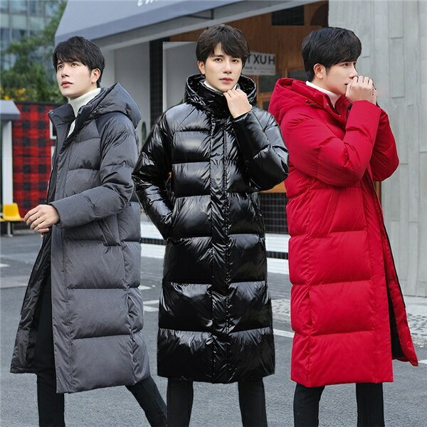 ダウンコート ロング 男女併用 メンズ ダウンコート男性 ロング丈 大きいサイズ ロングコート 大人 冬 ロングダウンコート ダウンジャケット 90％ダウン ダウンジャケット 暖かい 防寒 ブラック