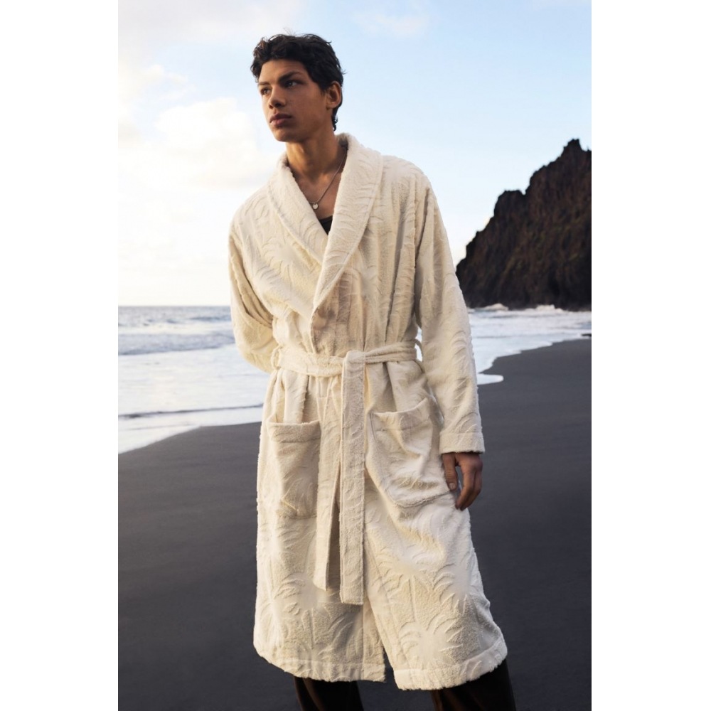 H&M テリーナイトガウン ライトベージュ