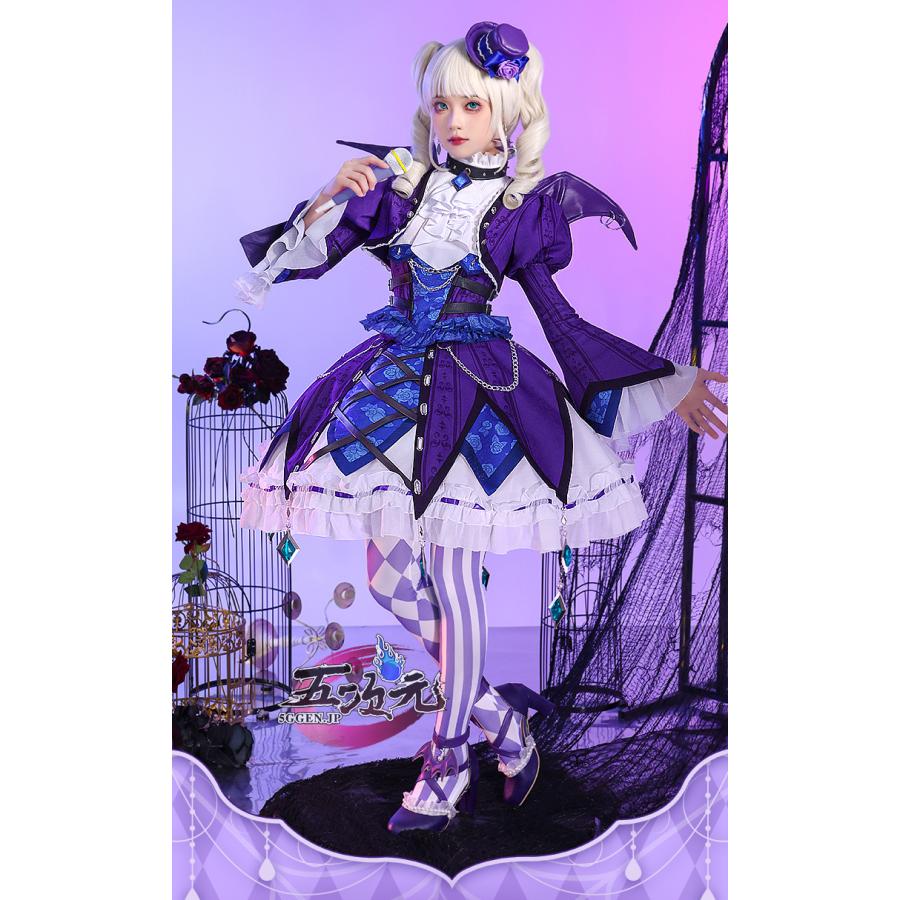 [工場直売　品質保証] 三分妄想　アイカツアイドルカツドウ　コスプレ　藤堂ユリカ　ゴスマジック　ゴスロリ　衣装　ins大人気 ウィッグ　髙!品!質