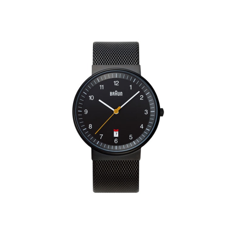 ブラウン 【国内正規品】BRAUN　BLACK MESH WATCH クオーツ　ユニセックスタイプ BN0032BKBKMHG
