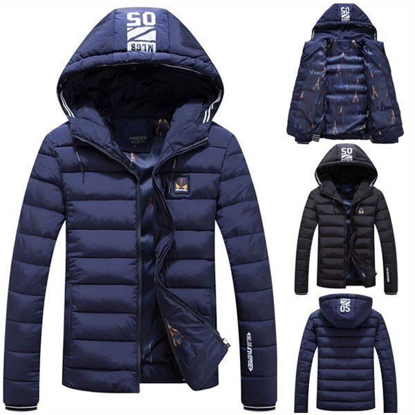 ダウンジャケット メンズ 毛皮 ロング フード 厚手 ダウンコート ファスナー 秋冬防寒防風 紳士用 10,238円