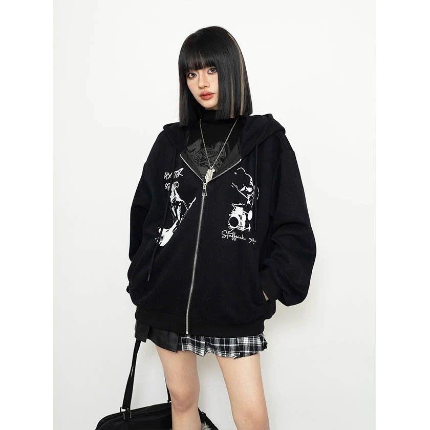 今年 秋冬 韓国 かわいい レディース フード付きアウター ブルゾン長袖シルエットトップスサイド冬カジュアルファッション系サイズお出かけ丈トラック