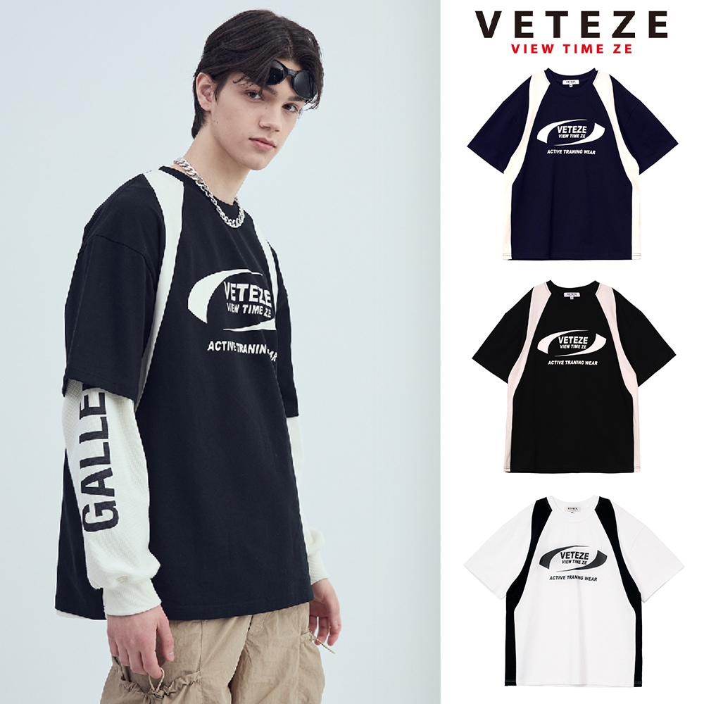 VETEZE] Active Arch Half T-shirts Tシャツ・カットソー