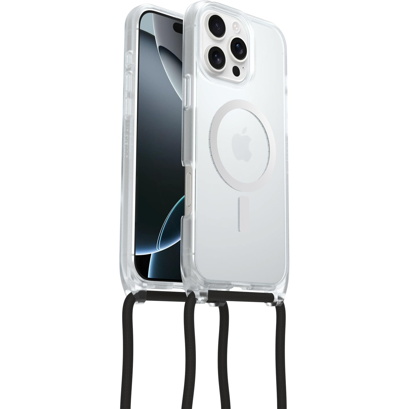 【OtterBox】全米No1ブランド 薄型 軍事規格の試験クリア iPhone 16 Pro Max用 耐衝撃 衝撃吸収 米軍MIL規格 Magsafe対応ケース React Necklace 首掛