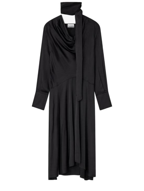 GANNI Women Dresses W0860 099 Black