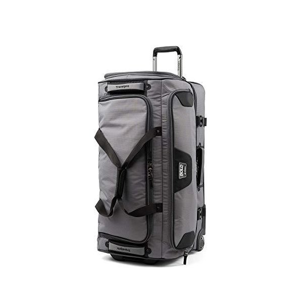 Travelpro Bold-Drop Bottom Wheeled Rolling Duffel Bag， Grey/Black， 30-Inch 並行輸入品