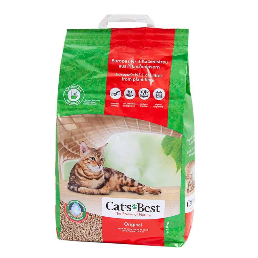 猫砂　レッテンマイヤー　キャッツベスト　固まる木のネコ砂　オリジナル　２０Ｌ　お一人様２点限り　ＣＲＣ30―14―30―10―00
