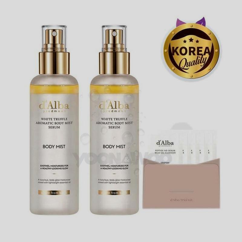 ホワイトトリュフアロマティックボディミストセラム180ml x 2p +弱酸性ゲルクレンザー3ml x 5p / 1セット