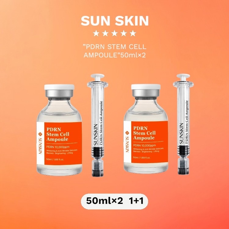 1+1PDRNステムセル美容液アンプル (50ml+50ml)