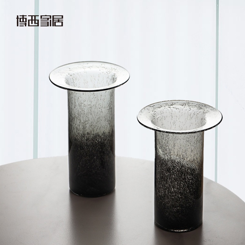 カラー水墨直筒柱状水耕ガラス花瓶テンプレート間花器ソフトアクセサリー 5,601円