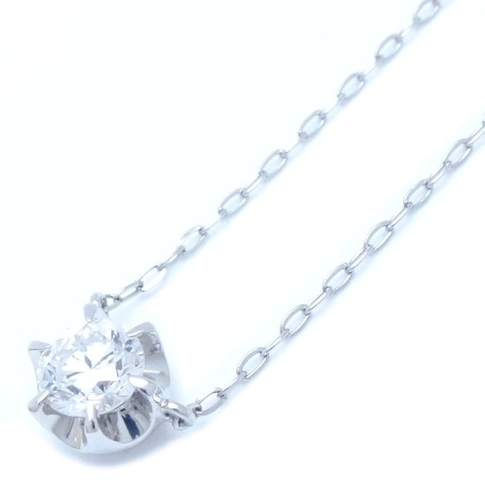 ダイヤモンド ネックレス 一粒ダイヤモンド0.272ct Pt850プラチナ/292589【中古】