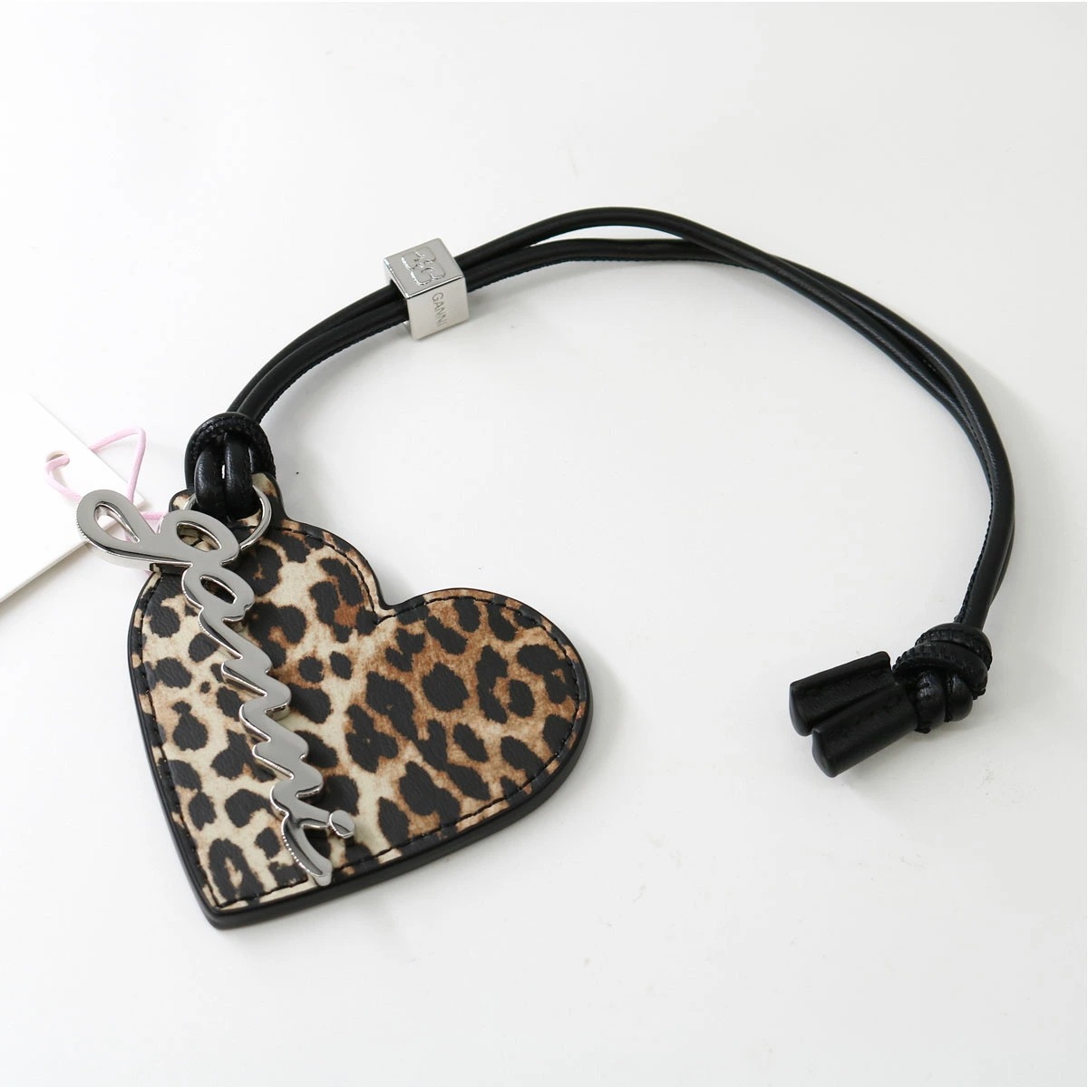 レオパードミラーチャーム A6914 BOU HEART MIRROR KEYRING バッグチャーム　キーホルダー　キーリング 小物 ギフト プレゼント ブランド