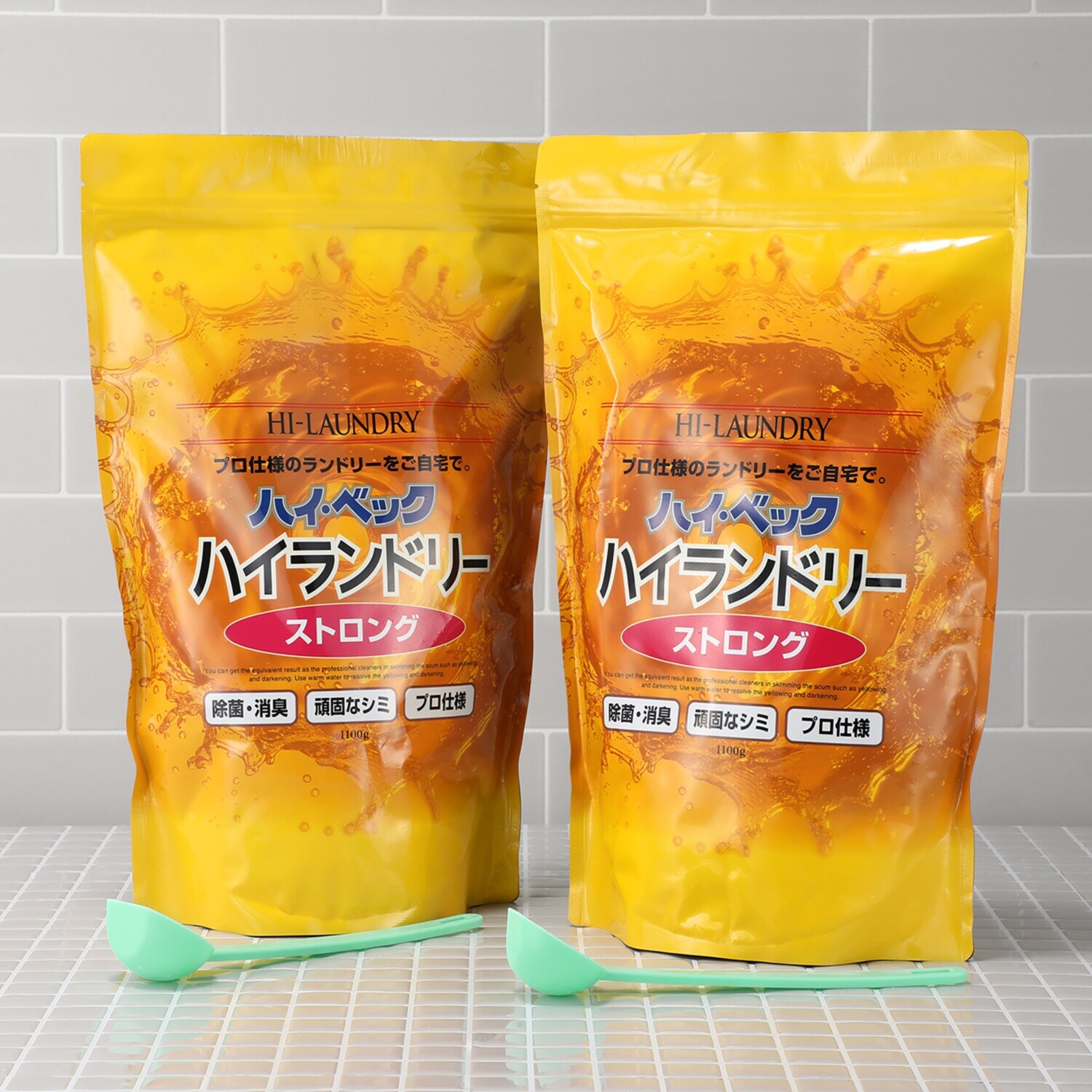 ハイ ベック 除菌 洗浄成分の入った漂白剤 ハイランドリー ストロング パウチタイプ2個セット 7,633円