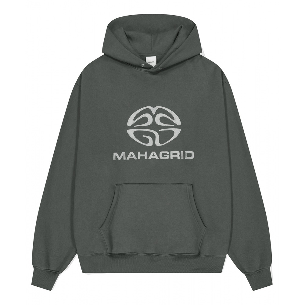 マハグリッドエクリプスロゴパーカーチャコール (MG2DFMM407A)