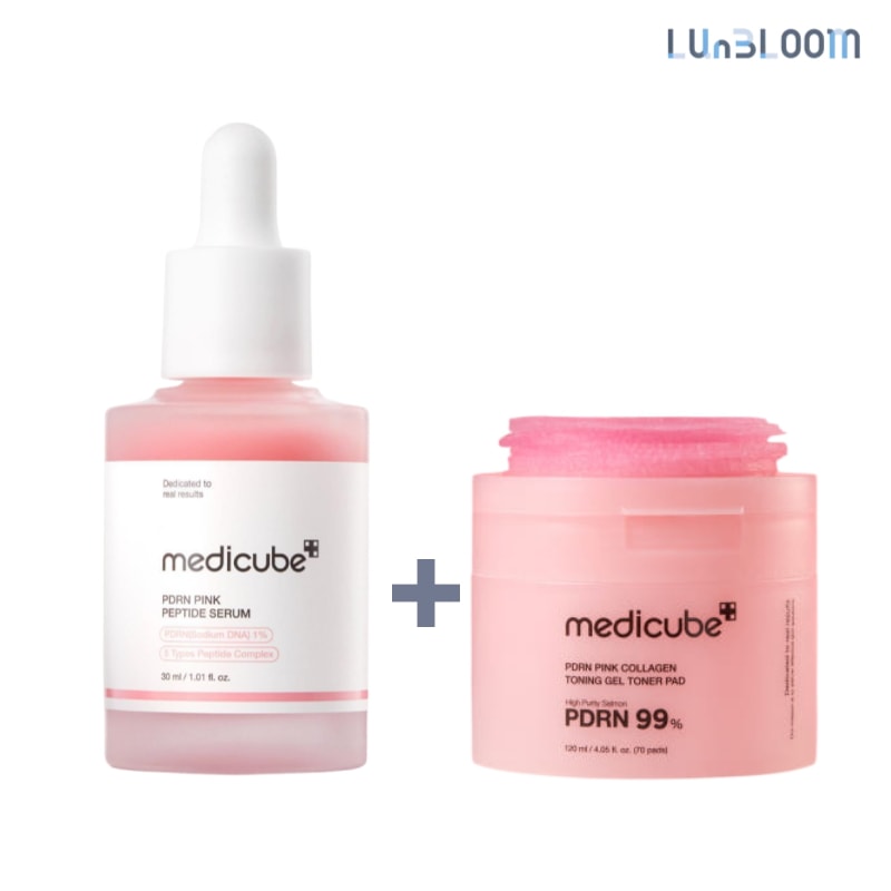 PDRN ピンクアンプル+ピンクコラーゲン ゲル トナーパッド/ミルキートナーエッセンス 5,808円
