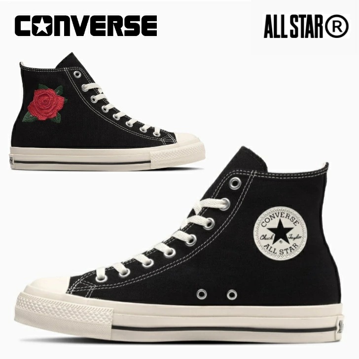 コンバース スニーカー ハイカット オールスター （Ｒ） ローズエンブロイダリー ＨＩ レディース CONVERSE ALL STAR (R) ROSEEMBROIDERY HI 7,550円