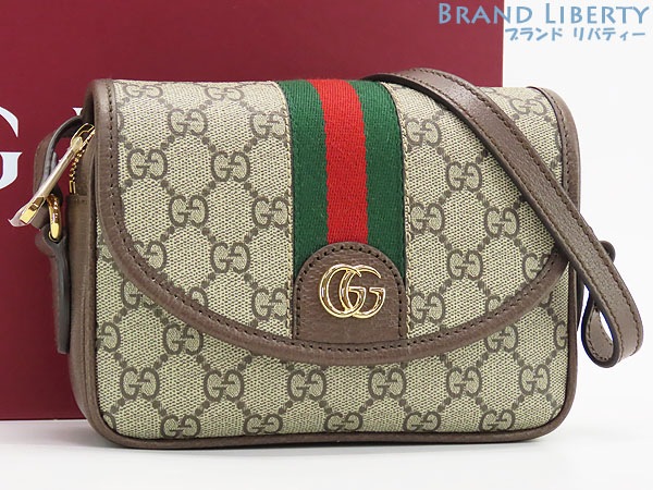 新品グッチオフィディアGGスプリームシェリーライン斜め掛けミニショルダーバッグショルダーポーチポシェット772239