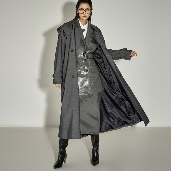 J2847 ベルト セット テンセル トレンチコート