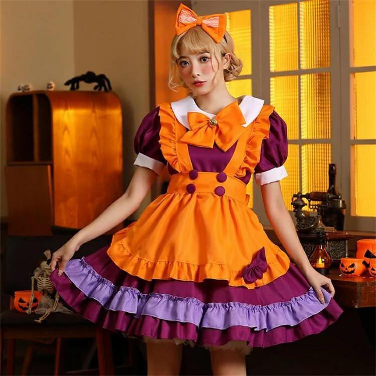【新タイプ追加】ハロウィンメイド服 コスプレ 衣装 アリス メイド コスプレ ハロウィン 衣装 メイド服 仮装 女性 アニメ レディース プリンセス コスチューム 大人 可愛い 2022