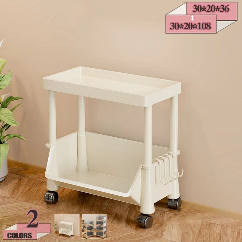 デビューした新品キッチンワゴン 収納ワゴン スリム 4段 幅30cm キャスター付き キッチンストッカー 隙間収納 プラスチック スリムワゴン マルチワゴン 組立品 キッチンラック ワゴン ラック 収
