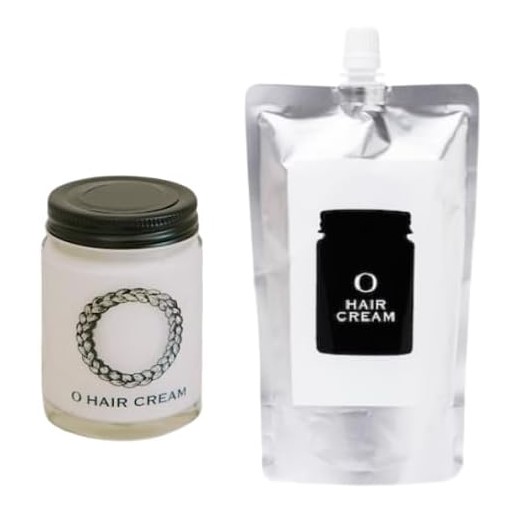 【2個セット】オー・ヘアクリーム 100g ＋ 詰め替え 300g セット ヘアミルク アウトバストリートメント スタイリング剤 髪質改善 保湿