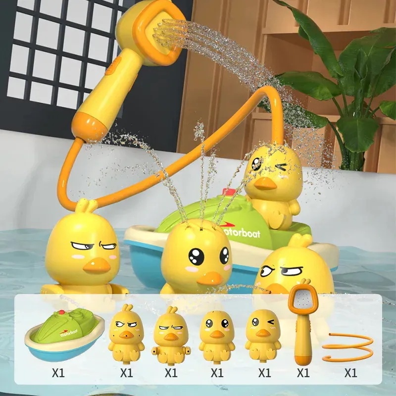 赤ちゃんと子供のための電気バスおもちゃ 浴槽とシャワーの準備 インタラクティブな幼児のための理想的な贈り物